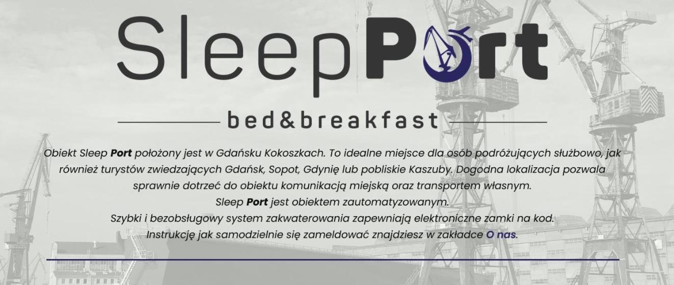 Sleep Port B&B - Bezplatny Parking Gdańsk Exterior foto